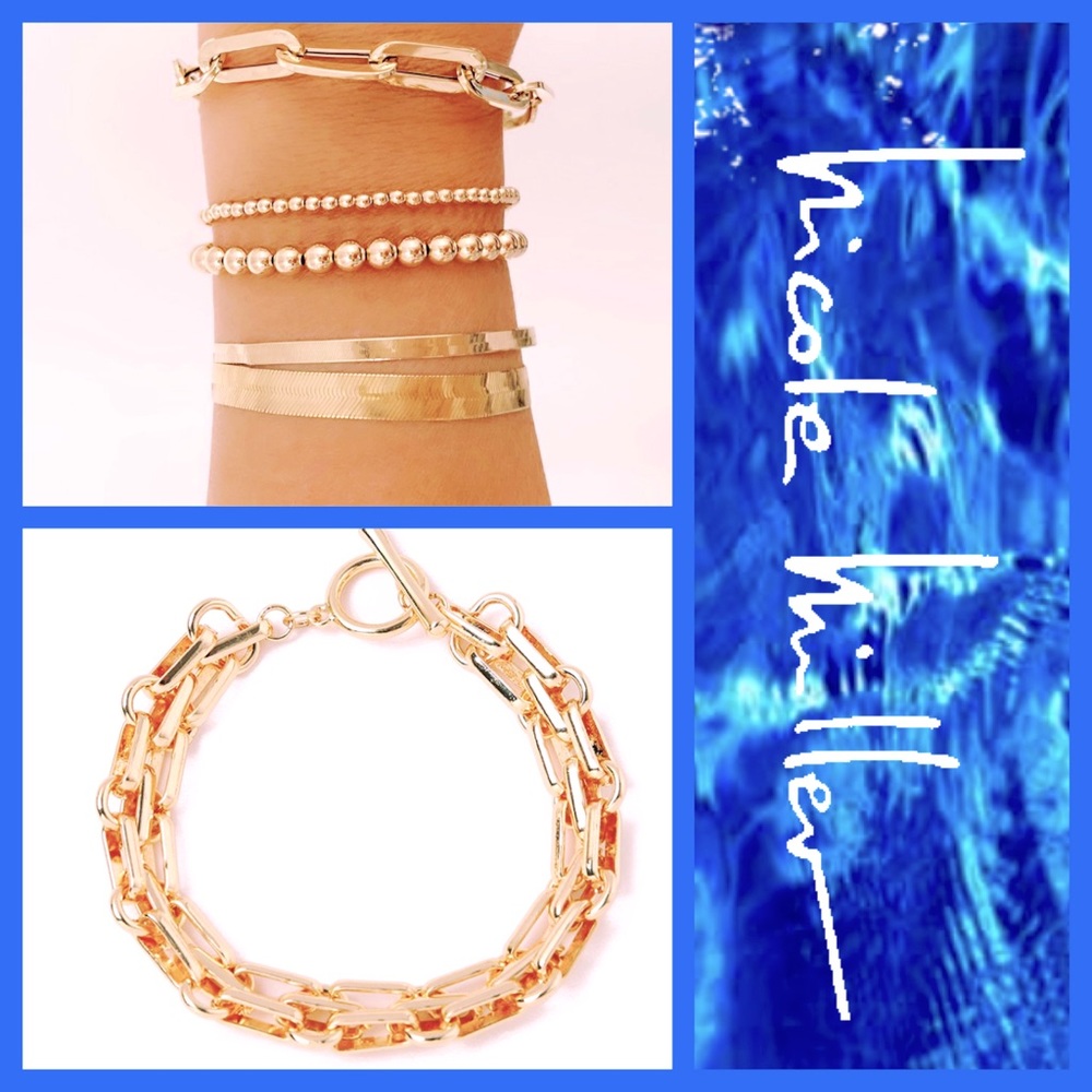 NEW Nicole Miller Bracelet Stack